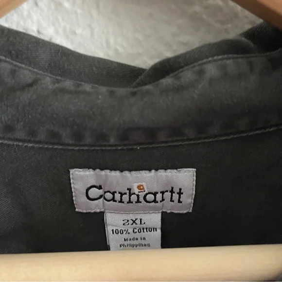 Carhartt Oakman Cotton Work Shirt - Picture 8 of 9